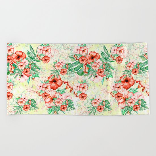 Tropical Summer #17 Beach Towel