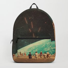 The Others Backpack | Curated, Vintage, Retrofuture, Planet, Space, Earth, Coming, Black, Watching, Sky 