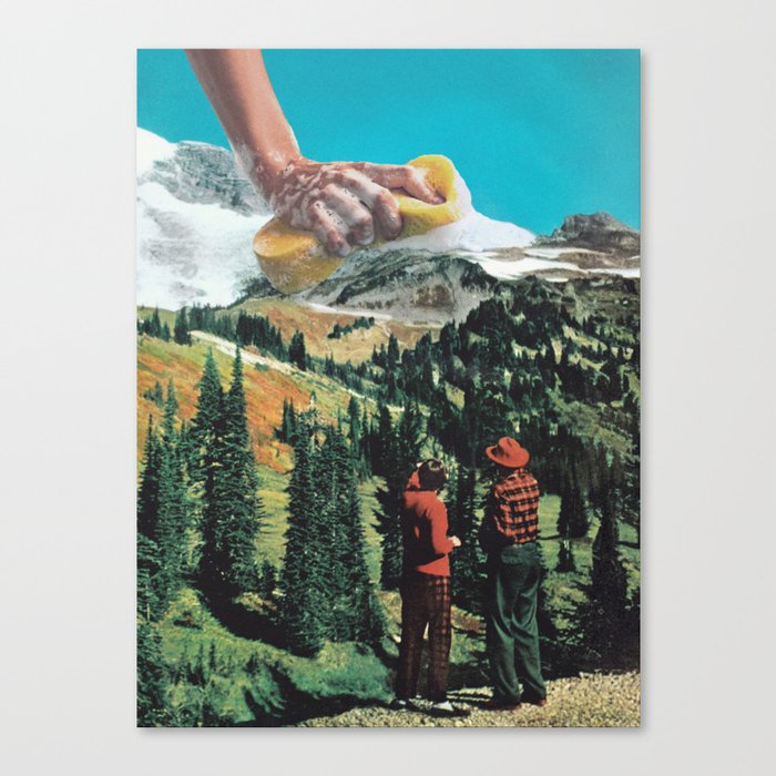 Rub-A-Dub Ridge / Mountain Scrub Canvas Print