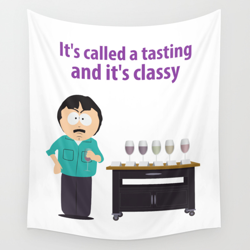 Randy Marsh Tasting Wine Meme Wall Tapestry By Fanatoonic Society6