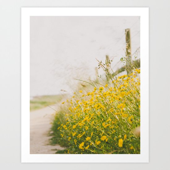 Once I went for a walk Art Print