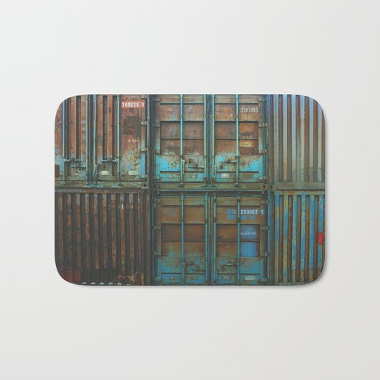 Container rouille 5 Bath Mat