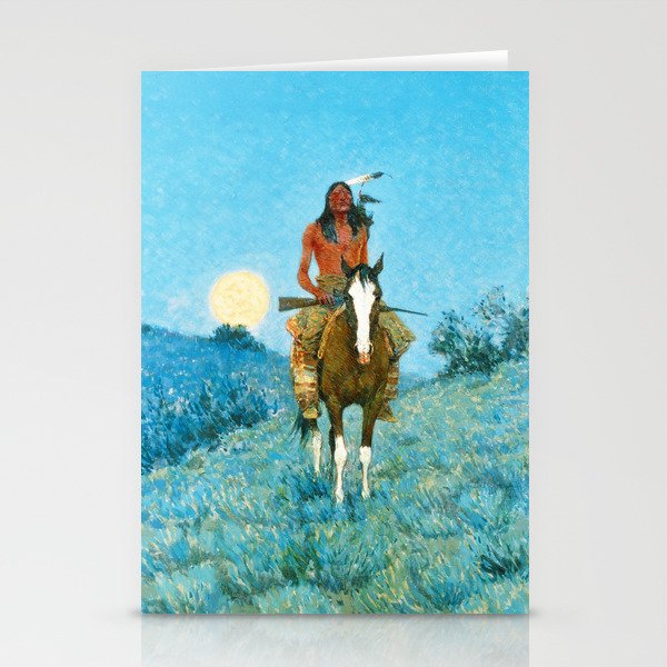 Frederic Remington - The Outlier, 1909 Stationery Cards