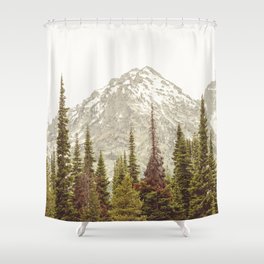 Grand Teton National Park Adventure II - Wanderlust Mountains Shower Curtain