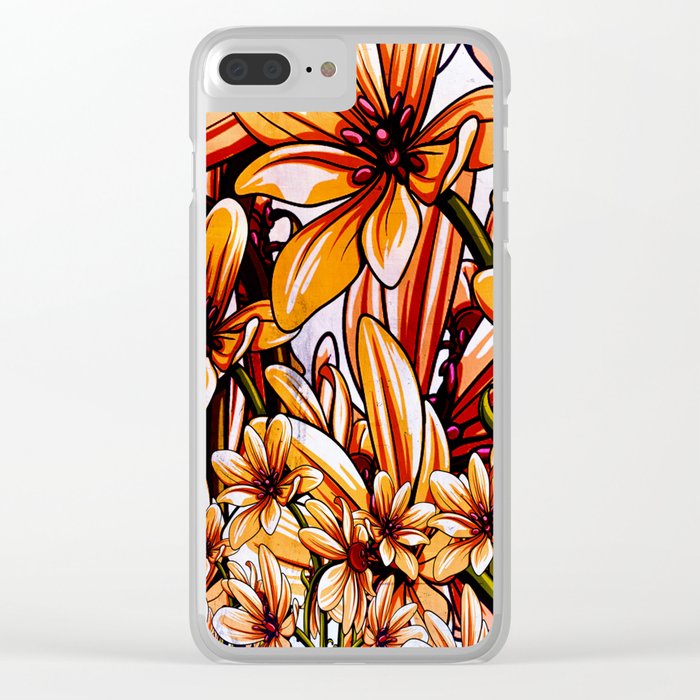 Floral Decorations Clear Iphone Case By Artdekay880 Society6