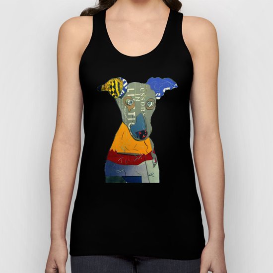kacy (greyhound Unisex Tank Top