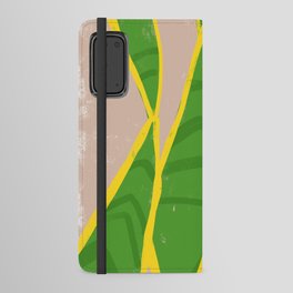 Sansevieria - Playful, Modern, Abstract Painting Android Wallet Case