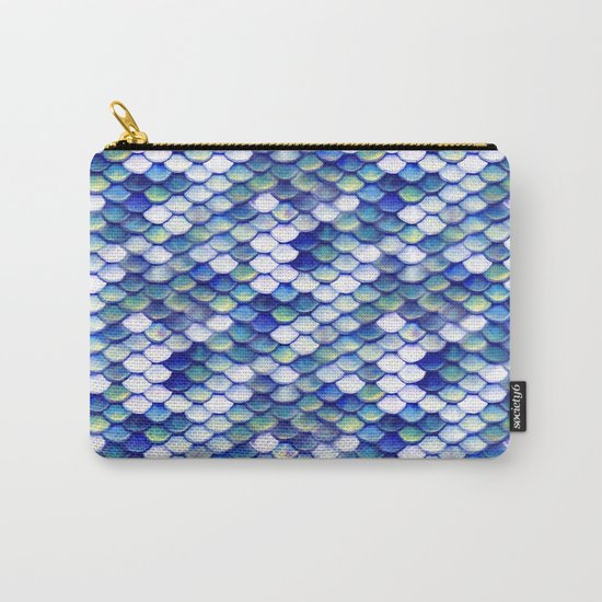 Mermaid Tale Pattern Carry-All Pouch