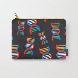 dna strands pattern Carry-All Pouch | Genetic, Cell, Gene, Vintage, Illustration, Design, Health, Evolution, Graphicdesign, Biotechnology 
