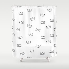Crowns Reverse Shower Curtain