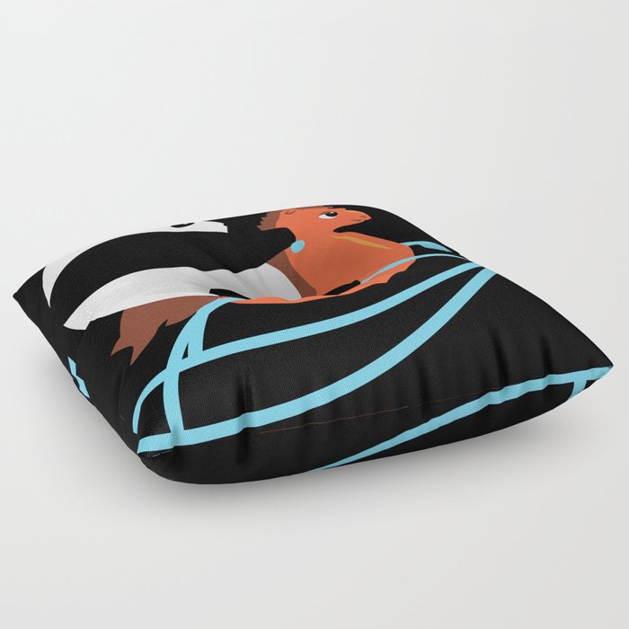 Panda Rock Floor Pillow
