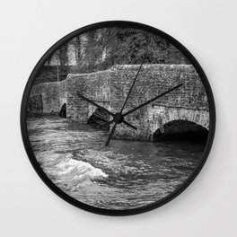 Sheepwash Bridge, Ashford in the Water Wall Clock