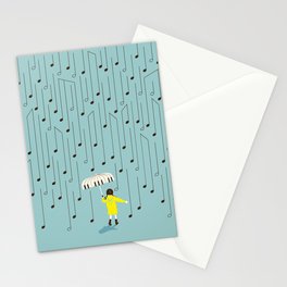 Singing in the Rain v2 Stationery Card