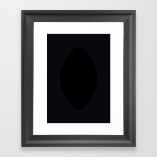 Rugby - Balls Serie Framed Art Print