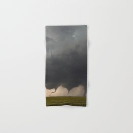 Time-Lapse Photography of the Evolution of a Tornado color photograph by Jason Weingart Hand & Bath Towel