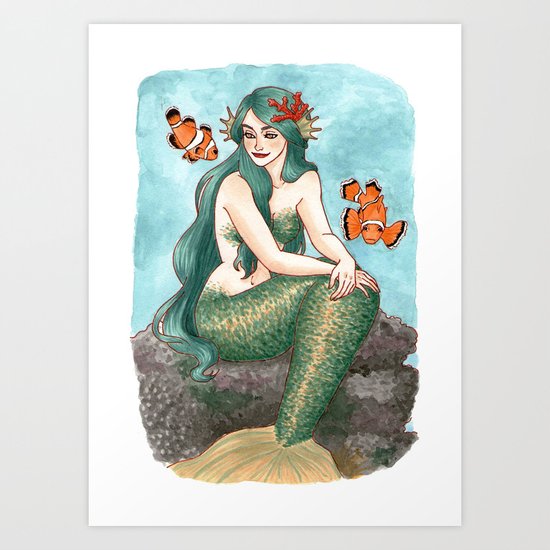 Mermaid Art Print