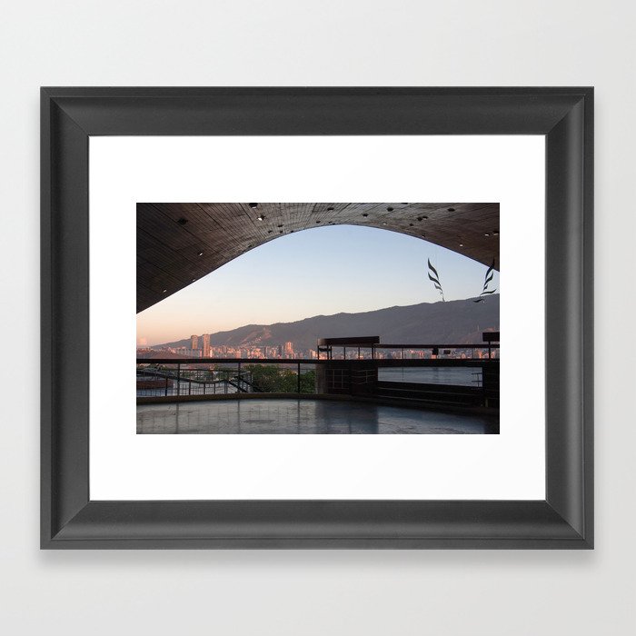 Sunrise in Caracas from the Club Táchira Framed Art Print