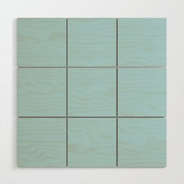 Light Blue - solid color Wood Wall Art