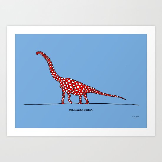 brachiosaurus Art Print