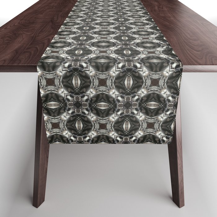 Tinfoil pattern Table Runner