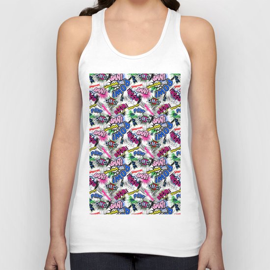 Pop Art Boom!!! Unisex Tank Top