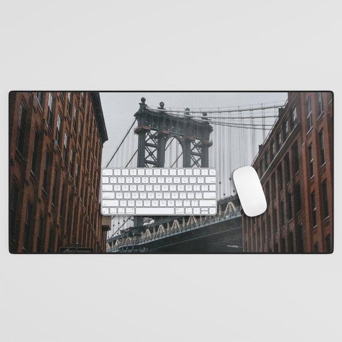 USA Photography - Manhattan Bridge New York City Desk Mat