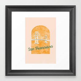 San Francisco Framed Art Print | Sanfrancisco, Noevalley, Bernalheights, Cityart, Haight, Sfneighborhoods, Goldengate, Pacheights, Innersunset, Bayarea 
