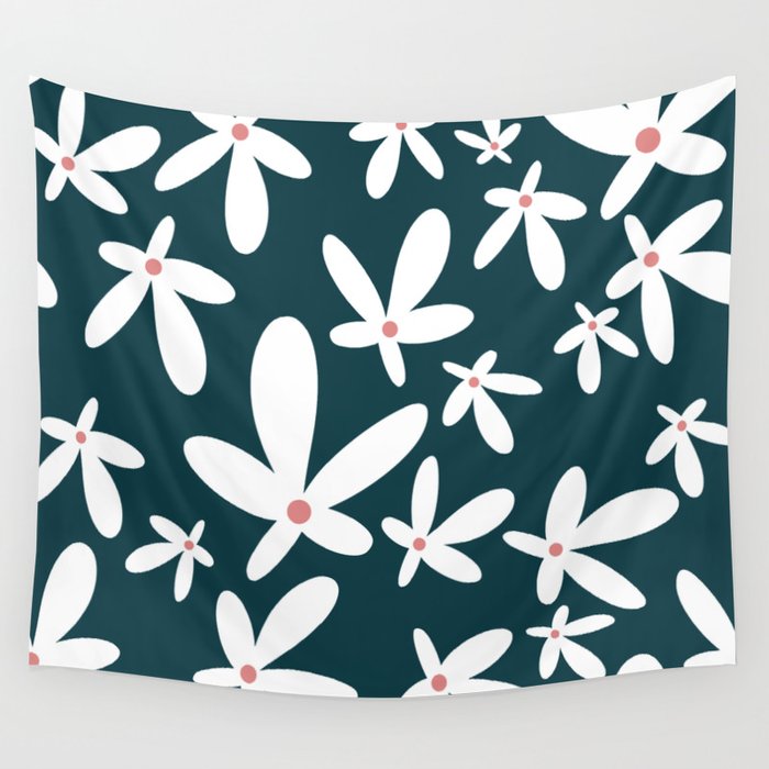 Dark teal tapestry cheap