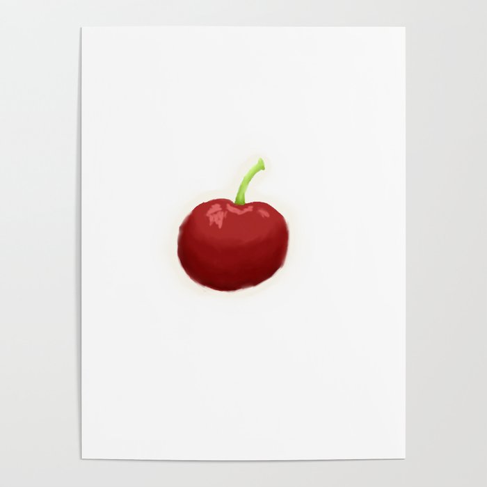 Cherry Realism Poster