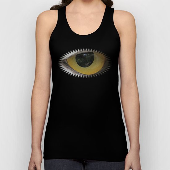 In the eye of a snow owl Unisex Tank Top