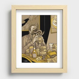 Hungry Recessed Framed Print