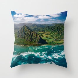 Jurassic Park Panoramic Throw Pillow