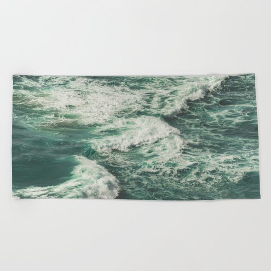 Wave Swirl Beach Towel