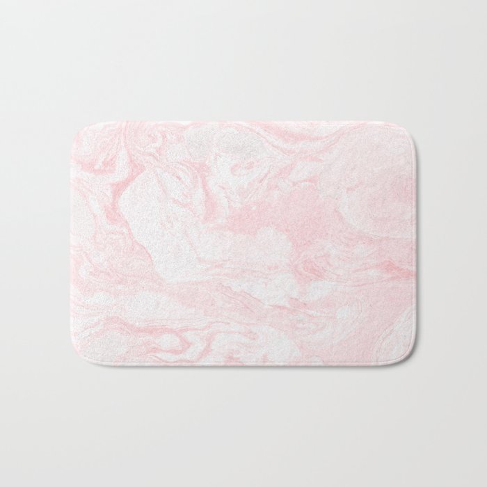Pink Marble Bath Mat