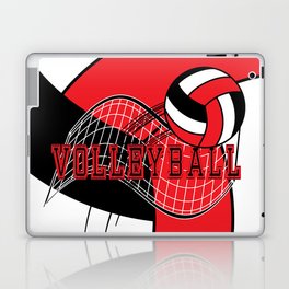 Volleyball Game  - Red Laptop Skin