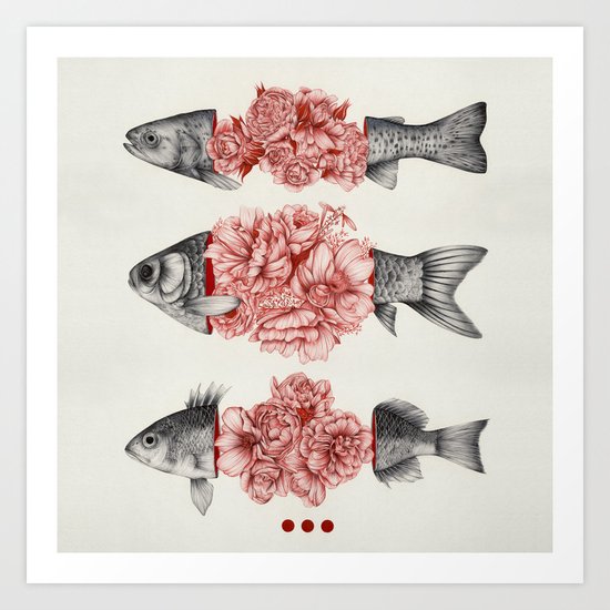 To Bloom Not Bleed Art Print