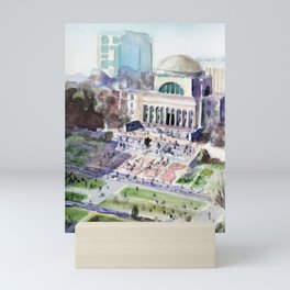 Columbia University Campus during Spring Mini Art Print