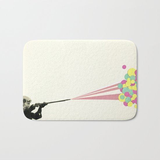 Water Fight Bath Mat