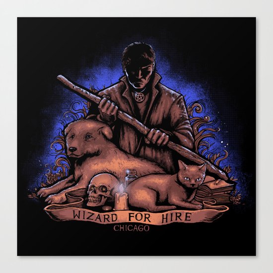 Wizard For Hire Canvas Print