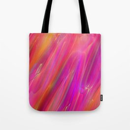 Vivid pink orange Tote Bag