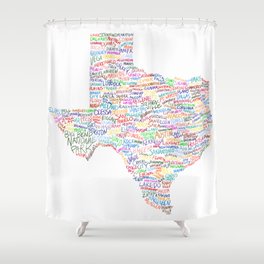 Where Y'all From? Shower Curtain