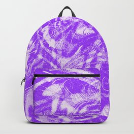 Purple Wavy Grunge Backpack