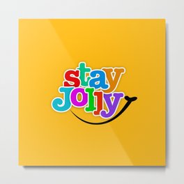 Stay Jolly - Key to Happiness Metal Print | Stayjolly, Children, Digital, Vector, Keepsmiling, Graphicdesign, Graphic Design, Typography 