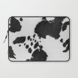 Black And White Howdy Cowhide (xii 2021) Laptop Sleeve