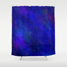 Dark Blue Color Shower Curtain