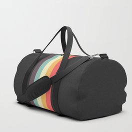 Minimal Classic Rainbow Retro Stripes - Tipua Duffle Bag