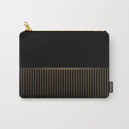 Art Deco Gold/Black Pattern III Carry-All Pouch