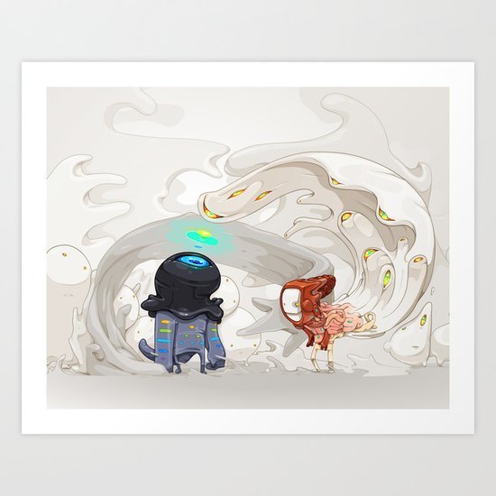 Consumption Art Print