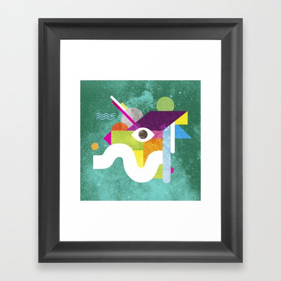 Mythical Float Rate. Framed Art Print