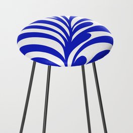 Infinity Blue Leaf - Matisse Counter Stool
